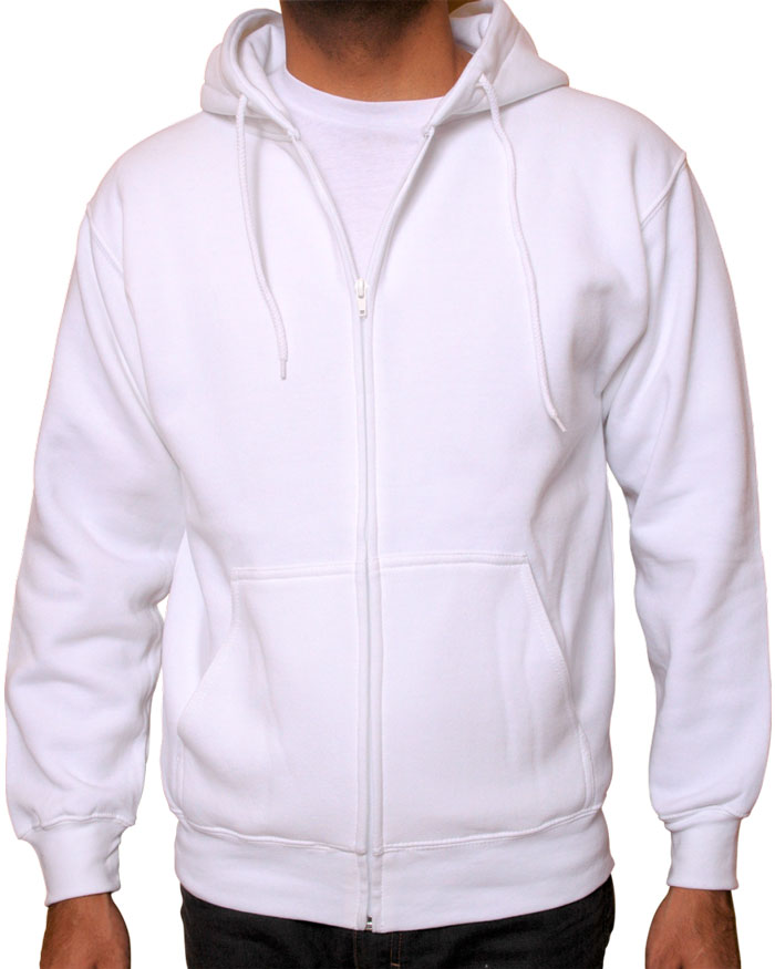 white zipper jacket