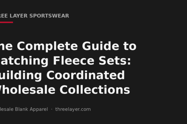 Cover graphic for coordinated fleece sets, hoodies to joggers