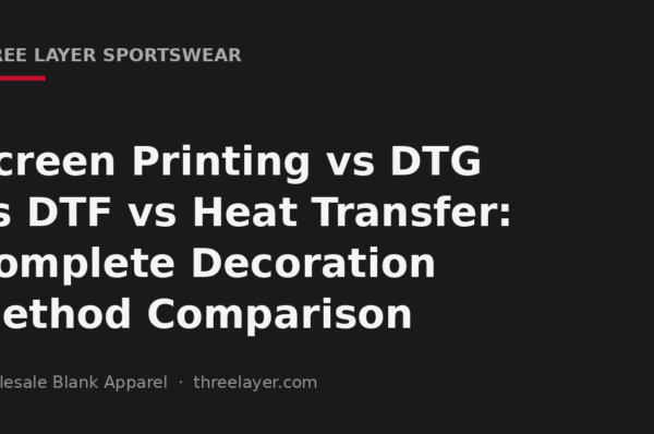 Decoration method comparison cover, screen printing vs DTG vs DTF