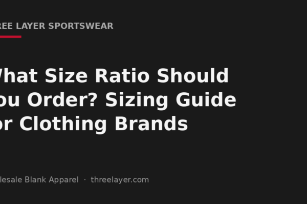 Size ratio ordering cover graphic, a sizing guide for clothing brands