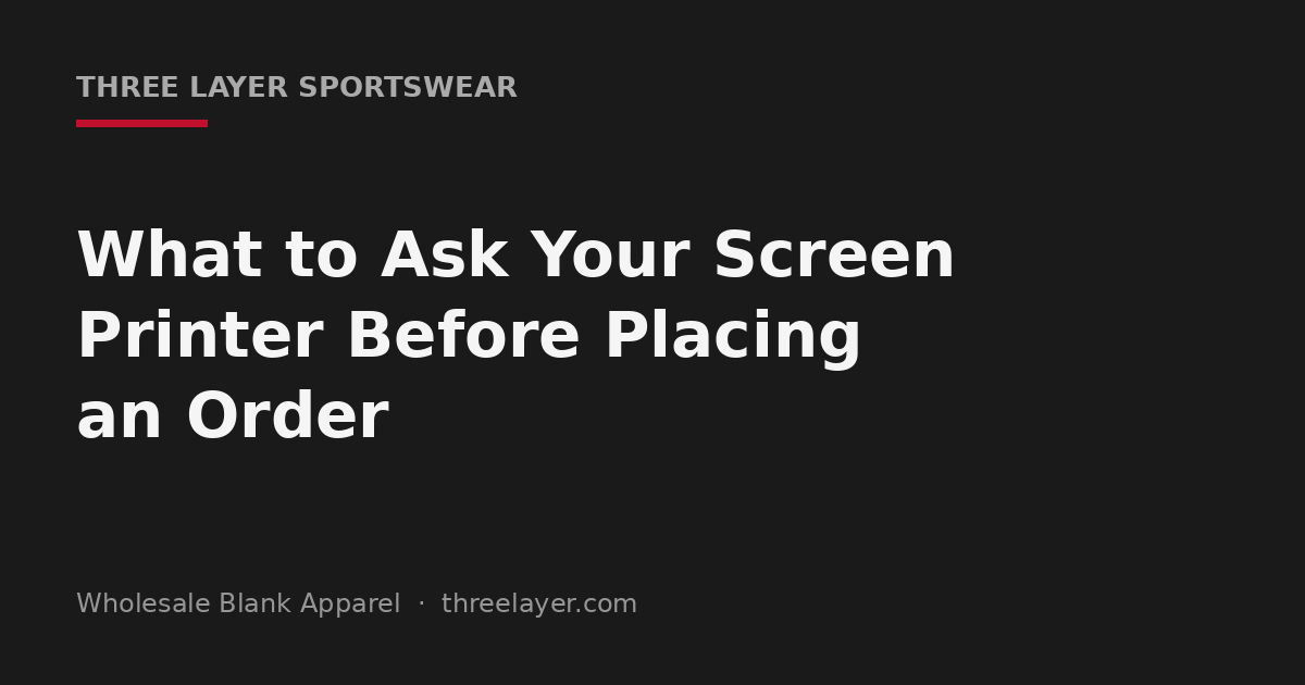 Cover art on questions to ask your screen printer before ordering