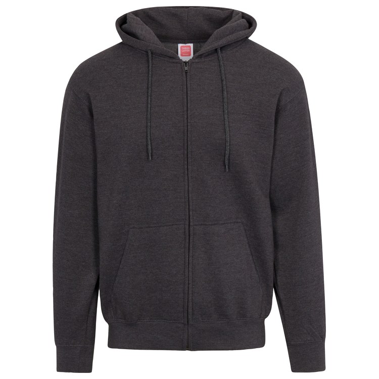 5109 Premium Full Zip Hoodie - New Heather Charcoal